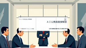 動画【AI公務員面接の解説】イメージ
